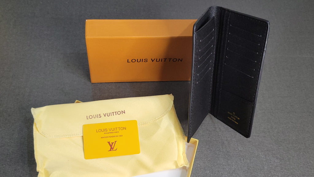 Premium Grey Checkered Long Wallet