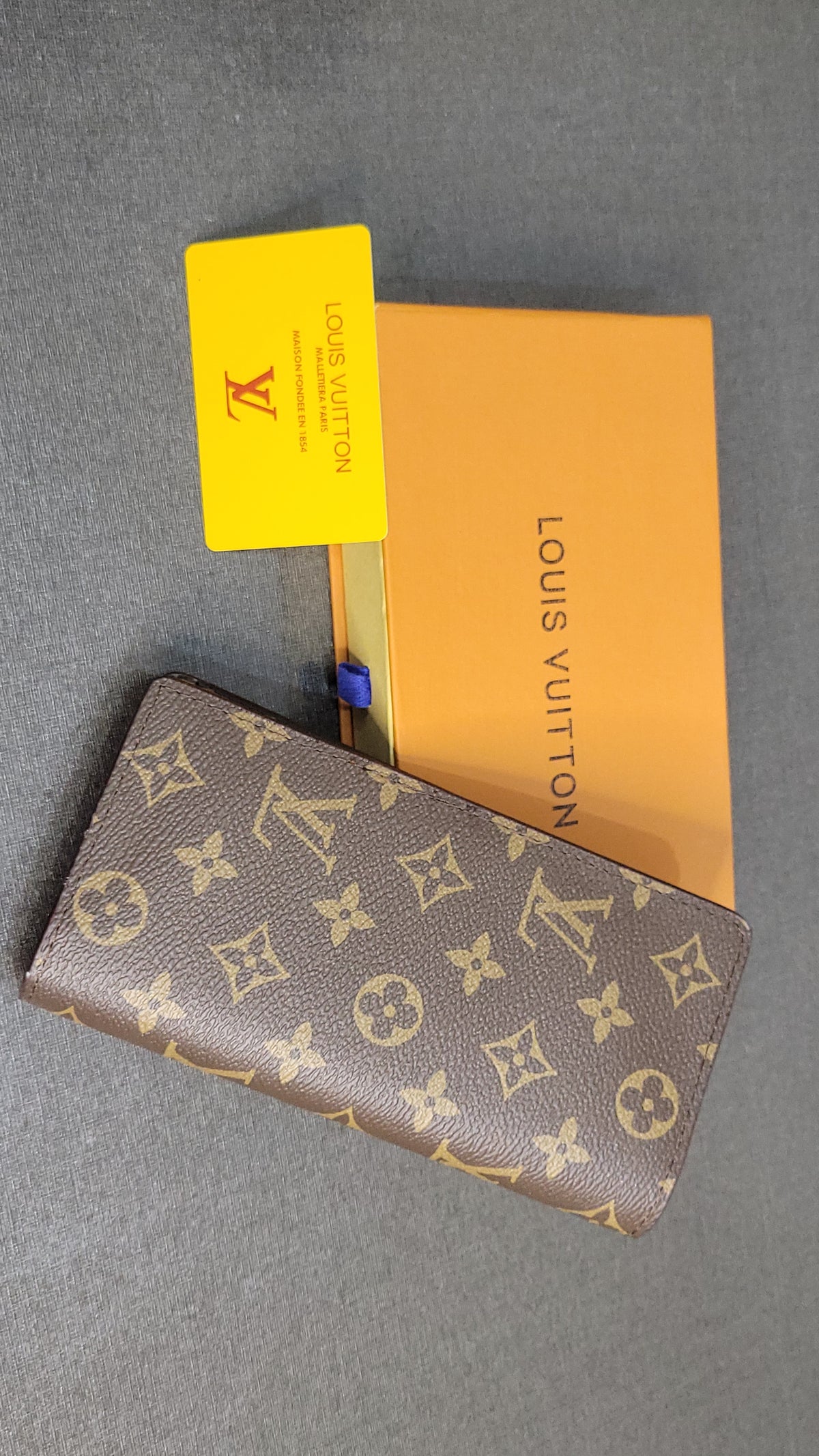 Premium Brown Monogram Long Wallet