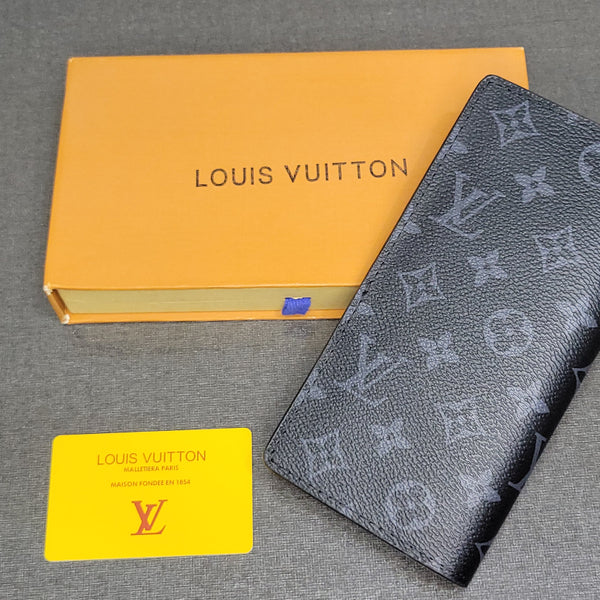 Premium Black Textured Long Wallet
