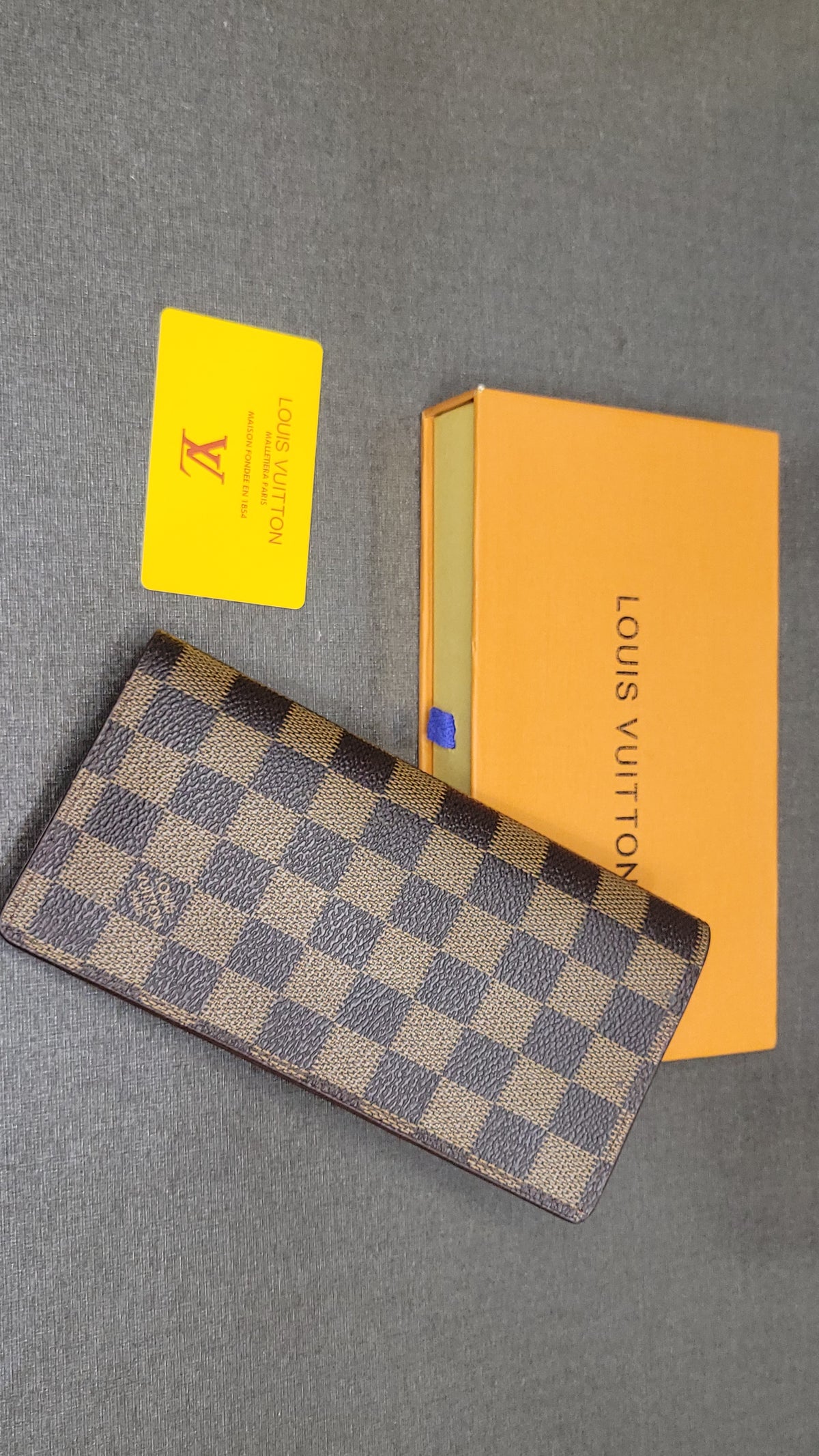 LV inspired long wallet