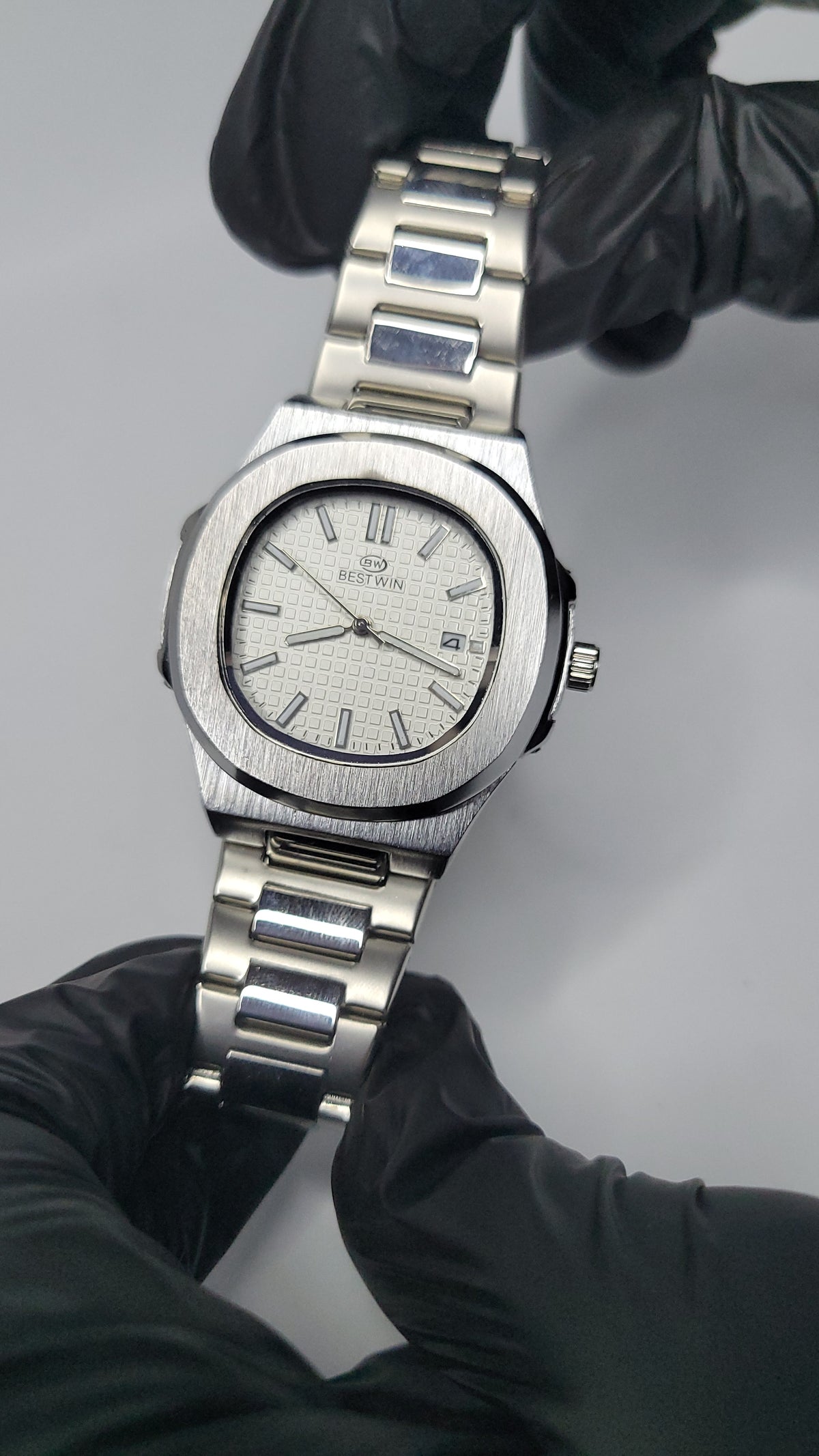 Bestwin white dial semi-automatic