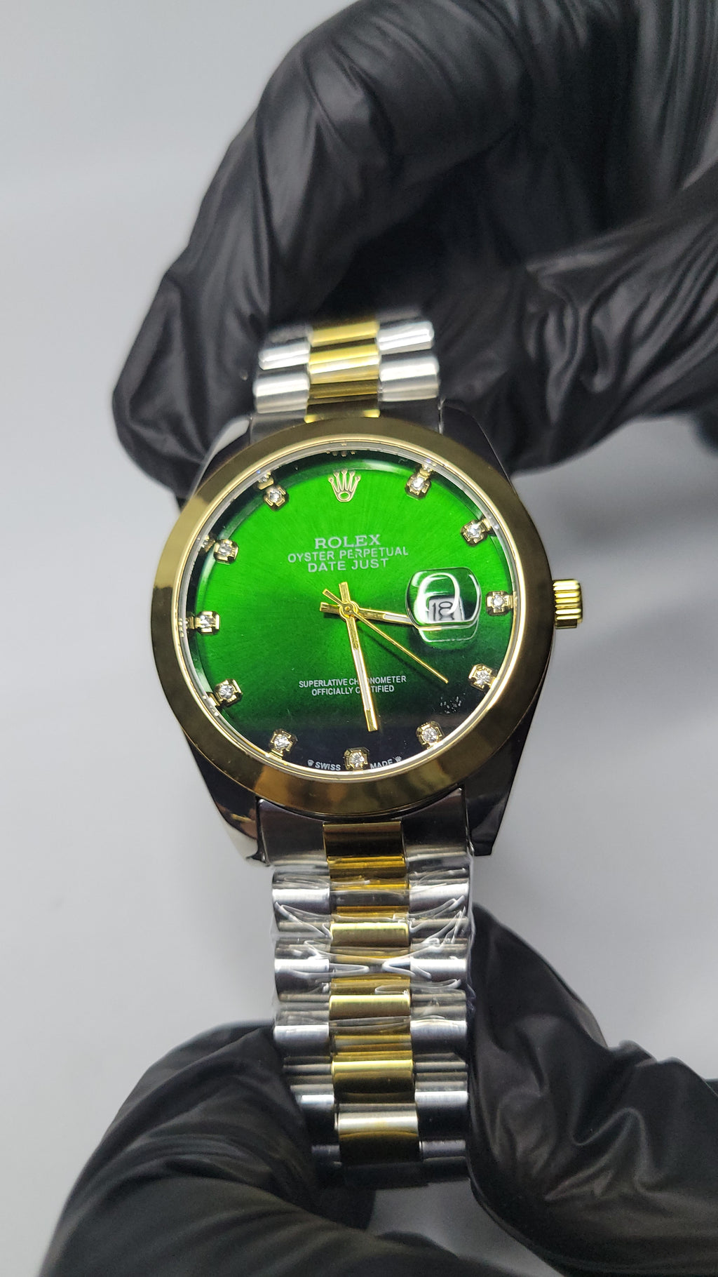 RLX two-tone green dial