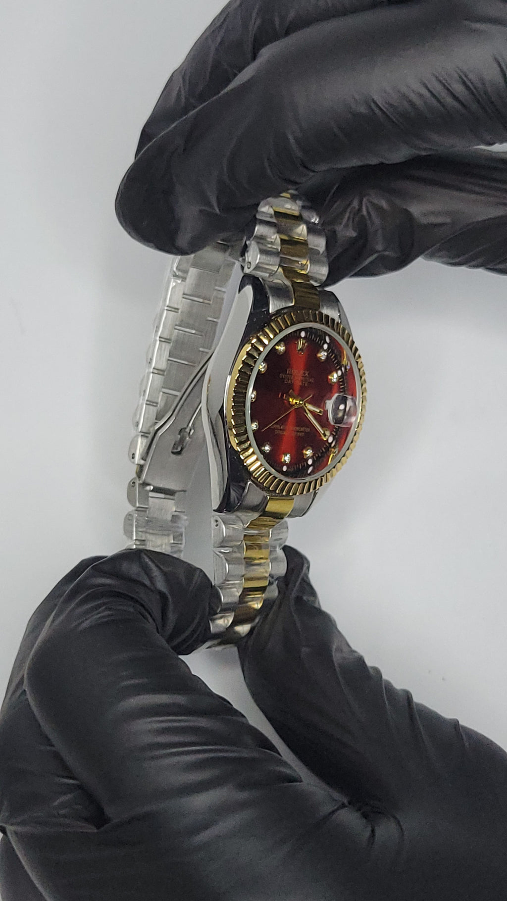 Ladies RLX Two-Tone Red Dial