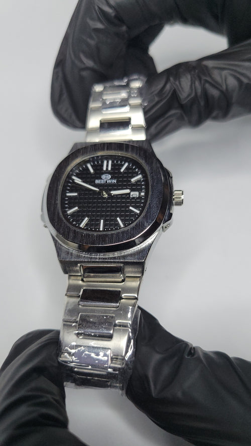 Bestwin black dial semi-automatic