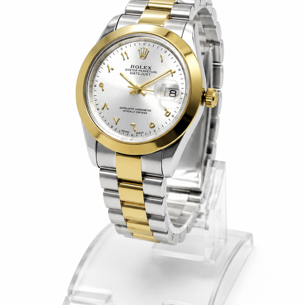 Rolex Two-Tone Arabic Dial.