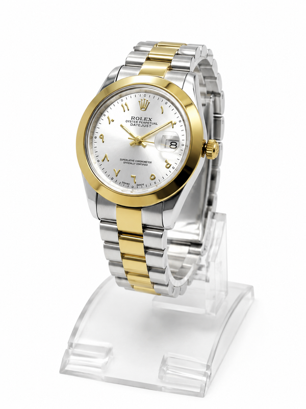Rolex Two-Tone Arabic Dial.