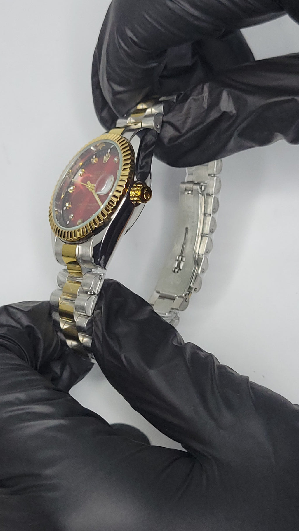 Ladies RLX Two-Tone Red Dial