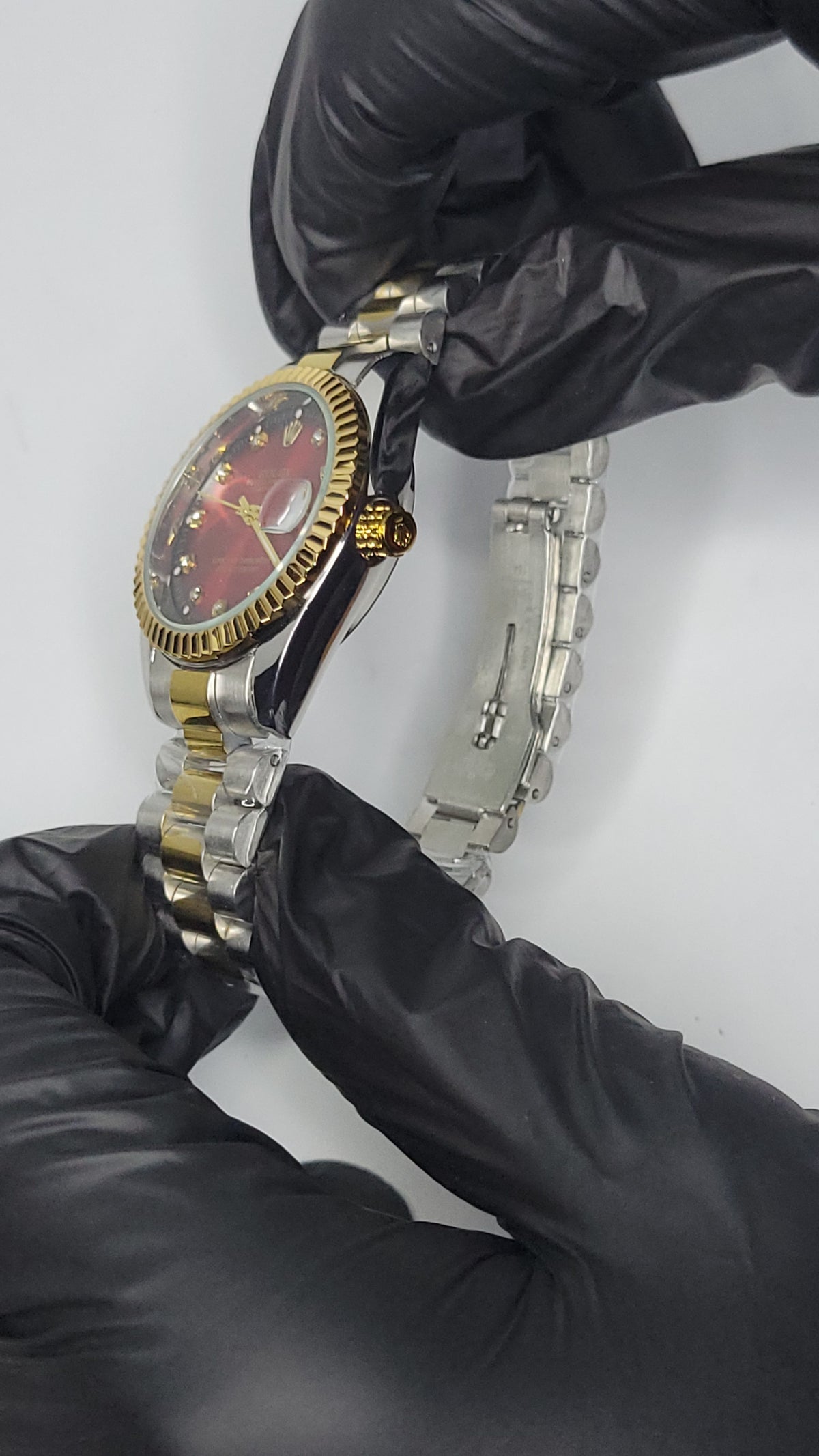 Ladies RLX Two-Tone Red Dial