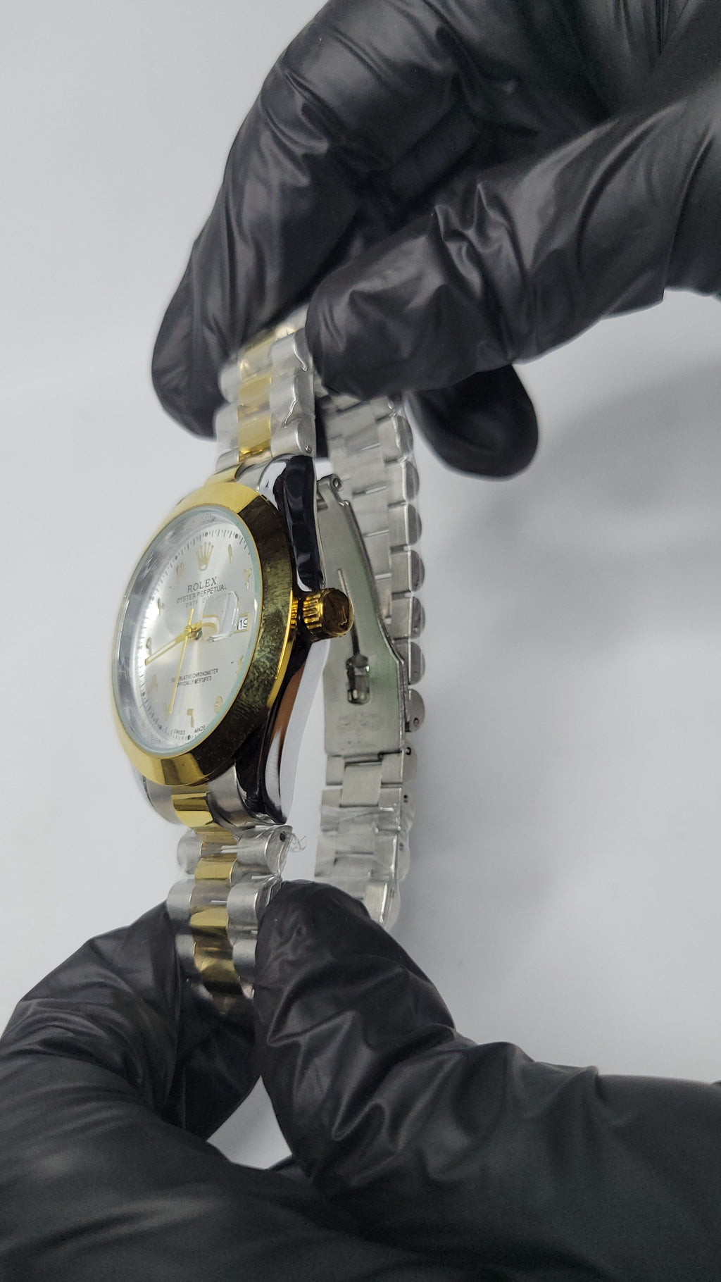 Rolex Two-Tone Arabic Dial.
