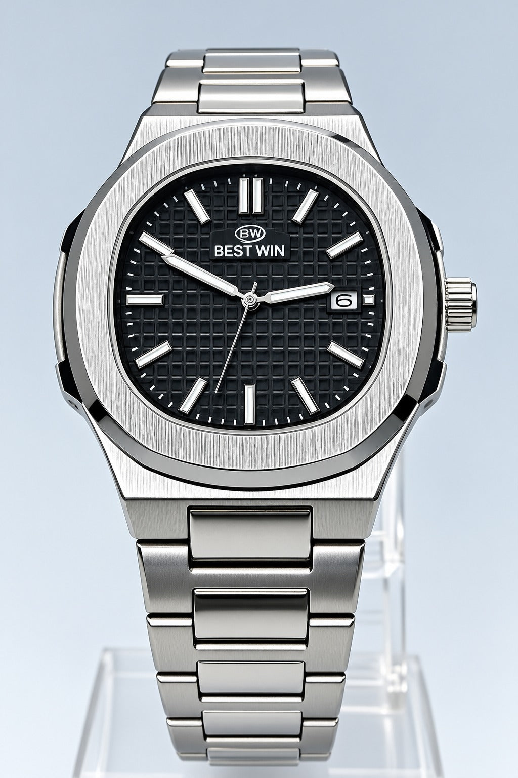 Bestwin black dial semi-automatic