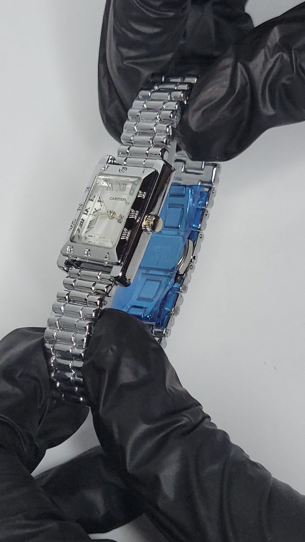 Ladies Cartier Tank With Roman Dial