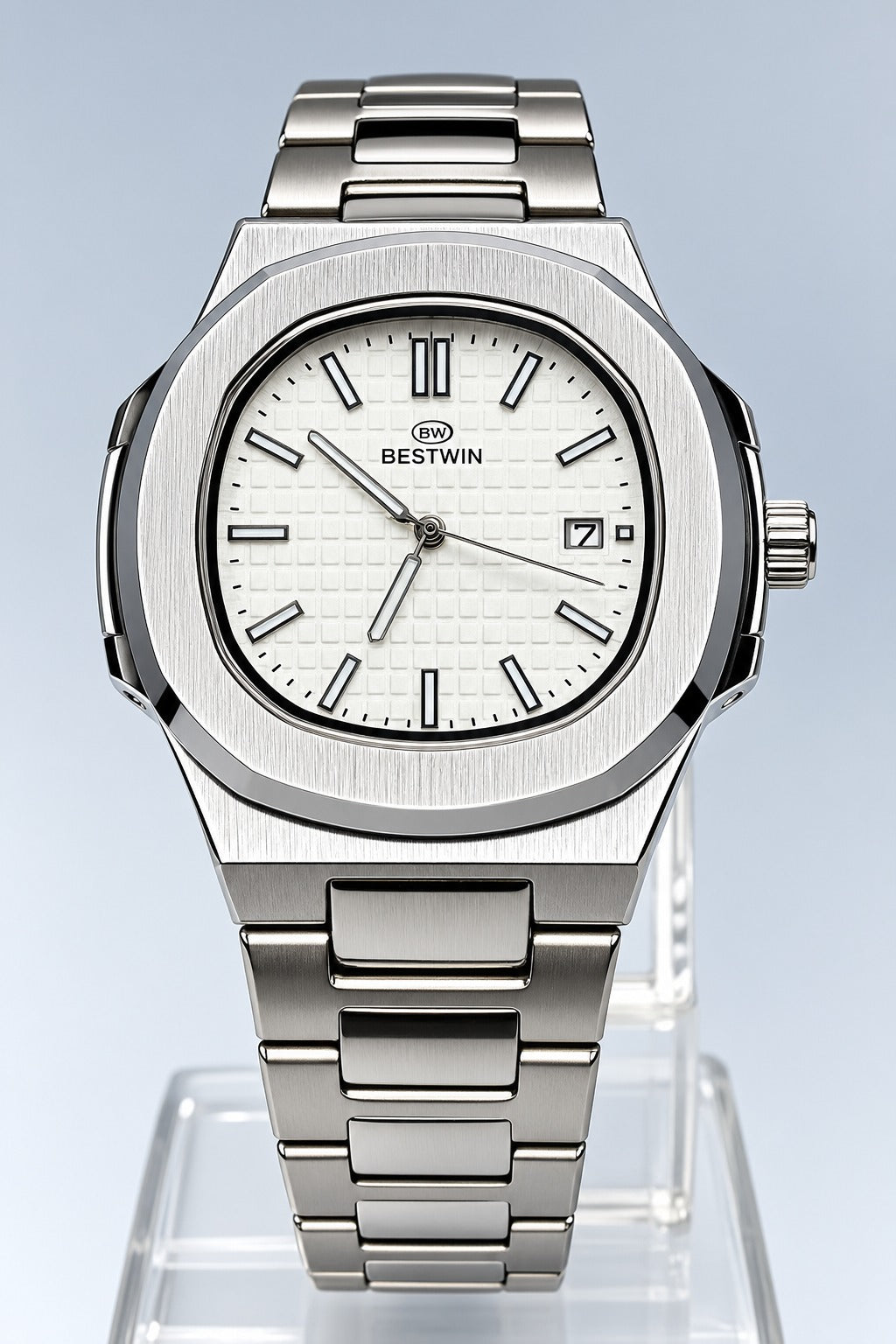 Bestwin white dial semi-automatic