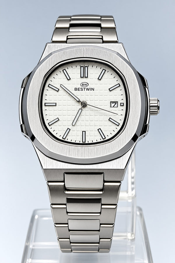 Bestwin white dial semi-automatic